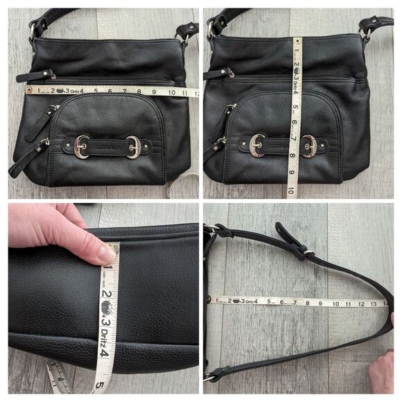 Stone & Co. Black Leather Shoulder Bag - Picture 7 of 10